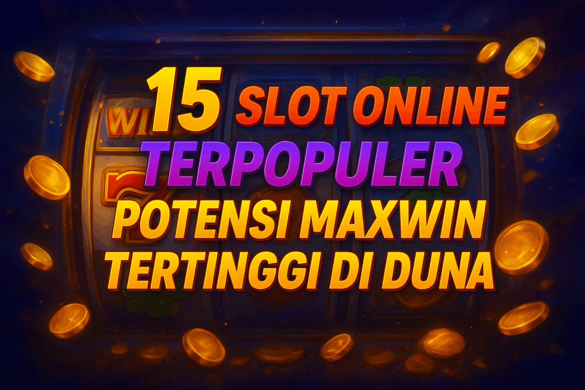 15 Slot Online Terpopuler Pontensi Maxwin Tertinggi di Dunia