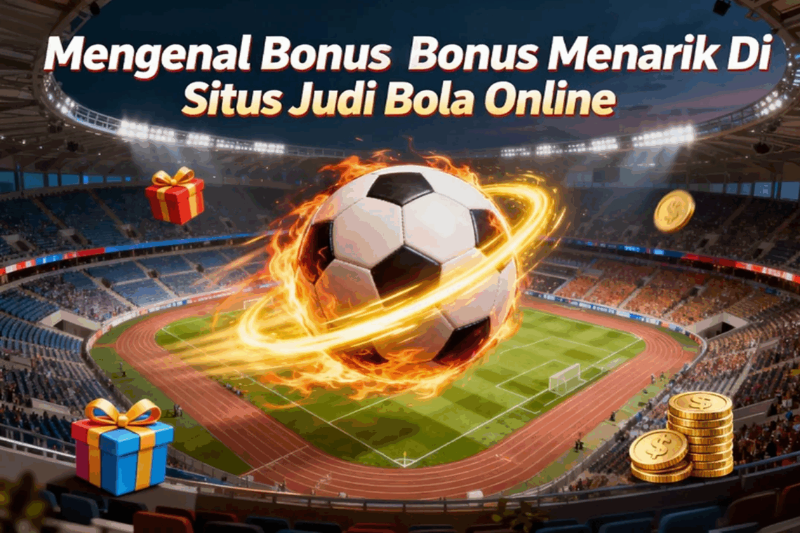 Mengenal Bonus Bonus Menarik Di Situs Judi Bola Online